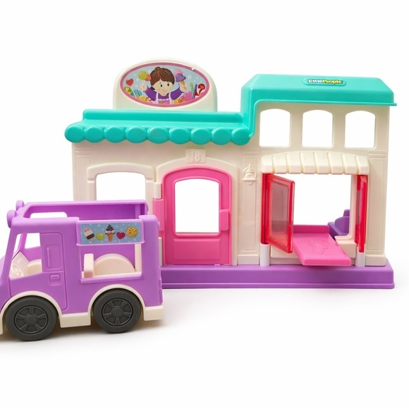 Fisher-Price Other - Fisher Price Little People Sweet Shop & Ice Cream Truck